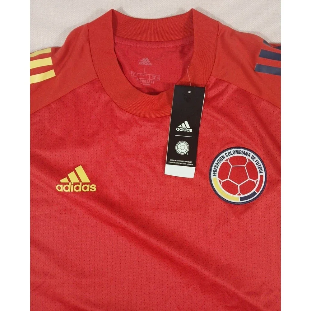 adidas Colombia National Team Jersey -  Mens Large Red